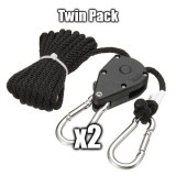 Light Hangers - Twin Pack 68kg Rope Ratchets